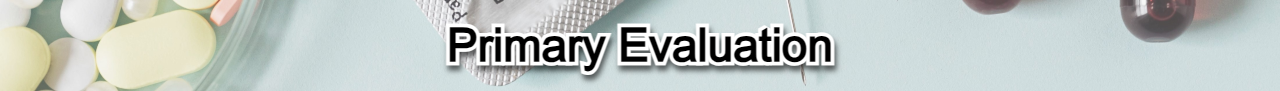 Primary evaluation